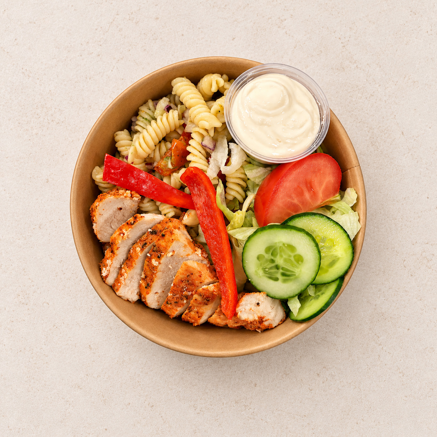 Italiensk pastasallad med kyckling